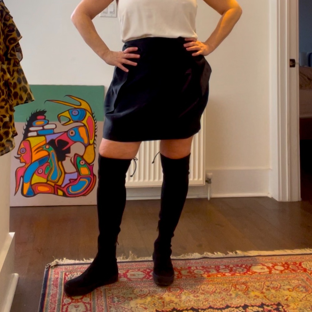 Pink Tartan 💯 silk bubble skirt